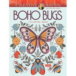 Creative Haven Boho Bugs Coloring Book