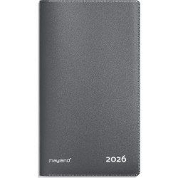 Mayland: Index Planner månedskalender mørkegrå PP-plast 2026