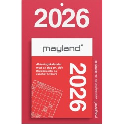 Mayland: Lille afrivningskalender m/bagsidetekst 2026