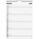 Mayland: Familiekalender Black and white 7 kol. 2026