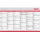 Mayland: Kontorkalender Stor m/flagdage 2026