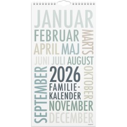 Mayland: Familiekalender TrendArt 2026
