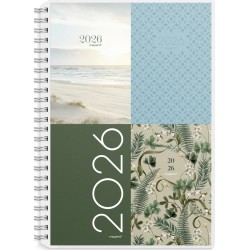 Mayland: A5 ugekalender højformat m/4 illu. PP-plast 2026