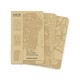 Gustav Klimt Set of 3 Mini Craft Notebooks