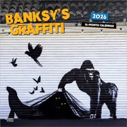 Banksy's Graffiti 2026 Square Flap Calendar