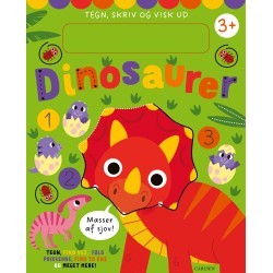 Tegn, skriv og visk ud - Dinosaurer