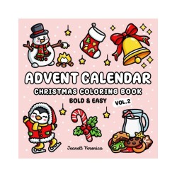 Advent Calendar Vol. 2: Christmas Coloring Book