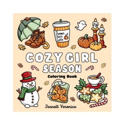 Cozy Girl Season: Coloring Book
