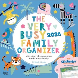 Very Busy Family Organizer 2026 Square Flap Matte Calendar