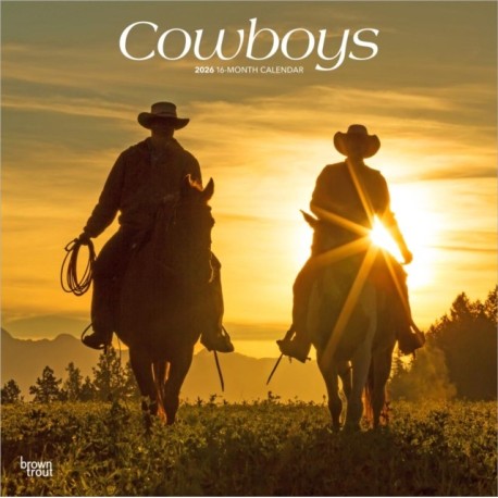 Cowboys 2026 Square Flap Calendar