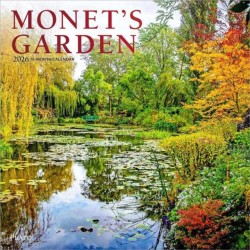 Monet's Garden 2026 Square Plato Foil Calendar