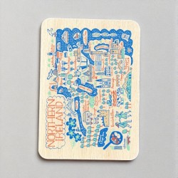 Julia Gash Wooden Magnet - Northern Ireland