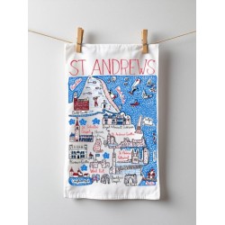 Julia Gash Cotton Tea-towel - St Andrews