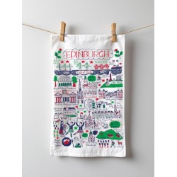Julia Gash Cotton Tea-towel - Edinburgh