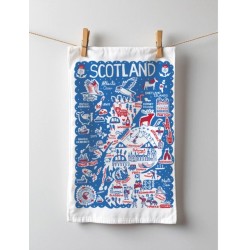Julia Gash Cotton Tea-towel - Scotland
