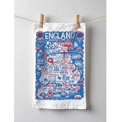 Julia Gash Cotton Tea-towel - England