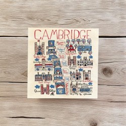 Julia Gash Wooden Coaster - Cambridge