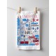 Julia Gash Cotton Tea-towel - Liverpool