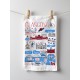 Julia Gash Cotton Tea-towel - Glasgow