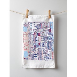 Julia Gash Cotton Tea-towel - Exeter