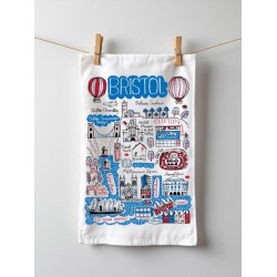 Julia Gash Cotton Tea-towel - Bristol