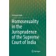 Homosexuality in the Jurisprudence of the Supreme Court of India