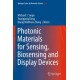 Photonic Materials for Sensing, Biosensing and Display Devices