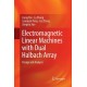 Electromagnetic Linear Machines with Dual Halbach Array: Design and Analysis
