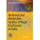 Marketed and Marketable Surplus of Major Food Grains in India