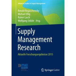 Supply Management Research: Aktuelle Forschungsergebnisse 2015
