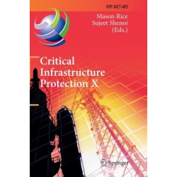 Critical Infrastructure Protection X: 10th IFIP WG 11.10 International Conference, ICCIP 2016, Arlington, VA, USA, March 14-16, 2016, Revised Selected Papers