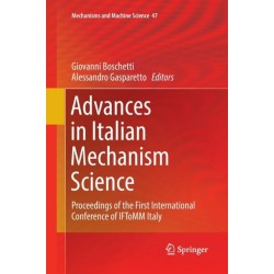 Advances in Italian Mechanism Science: Proceedings of the First International Conference of IFToMM Italy