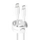 EMPOWER Racing 240W USB-C to USB-C Cable 2M, Silver White