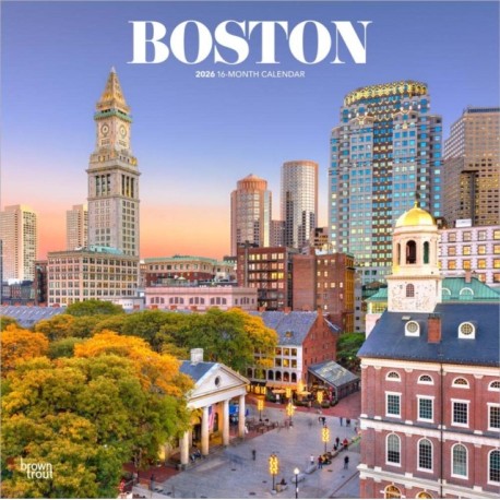 Boston 2026 Square Flap Calendar