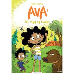 Ava 7, Sol, myg og hvalpe, Blå Læseklub