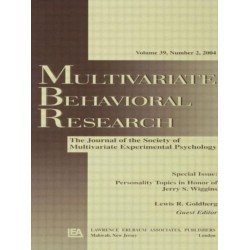 Personality Topics in Honor of Jerry S. Wiggins: A Special Issue of Multivariate Behavioral Research