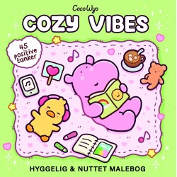 Malebog: Cozy Vibes - Cozy Coloring: hyggelig og nuttet malebog