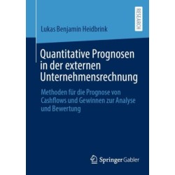Quantitative Prognosen in der externen Unternehmensrechnung: Methoden fur die Prognose von Cashflows und Gewinnen zur Analyse und Bewertung