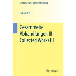 Gesammelte Abhandlungen III - Collected Works III