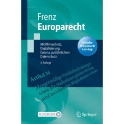Europarecht: Mit Klimaschutz, Digitalisierung, Corona, ausfuhrlichem Datenschutz