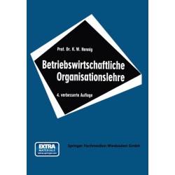 Betriebswirtschaftliche Organisationslehre