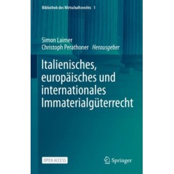 Italienisches, europaisches und internationales Immaterialguterrecht