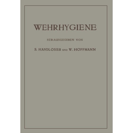 Wehrhygiene