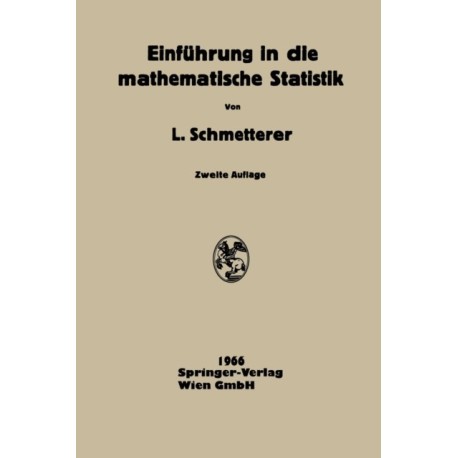 Einfuhrung in Die Mathematische Statistik