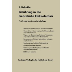 Einfuhrung in die theoretische Elektrotechnik