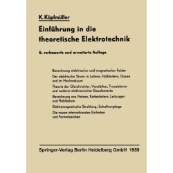Einfuhrung in die theoretische Elektrotechnik