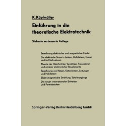 Einfuhrung in die theoretische Elektrotechnik