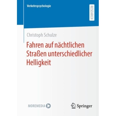 Fahren auf nachtlichen Straßen unterschiedlicher Helligkeit