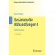Gesammelte Abhandlungen I: Zahlentheorie