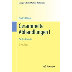 Gesammelte Abhandlungen I: Zahlentheorie